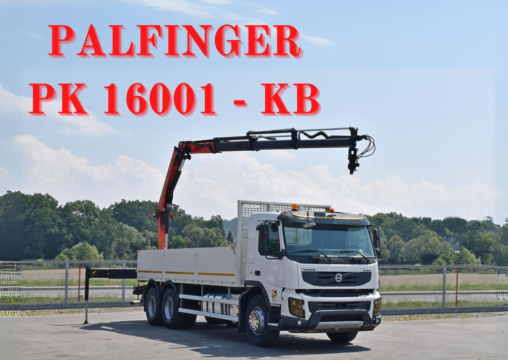 Volvo FMX 370 PRITSCHE 6,60m *PK 16001 - KB+FUNK/6x4 - شاحنة كرين, شاحنة قلاب: صورة 1 Volvo FMX 370 PRITSCHE 6,60m *PK 16001 - KB+FUNK/6x4 - شاحنة كرين, شاحنة قلاب: صورة 1