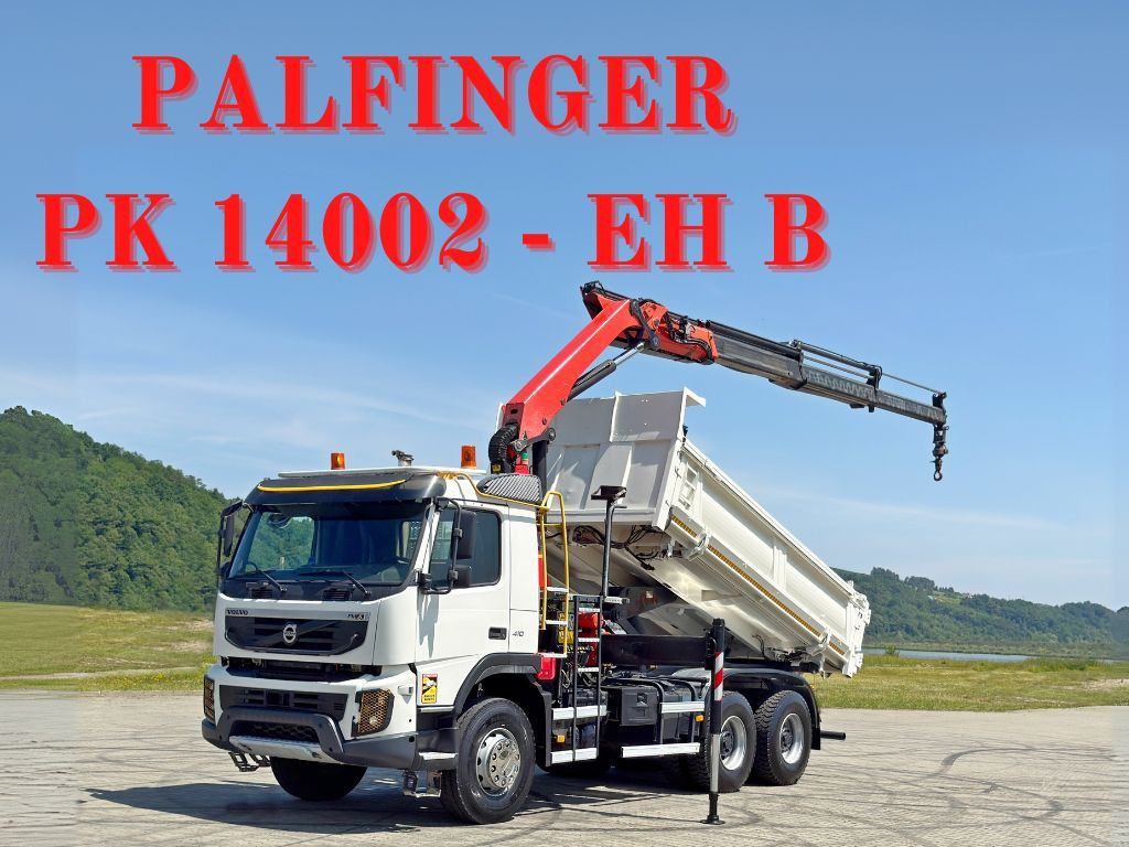 Volvo FMX 410 Kipper 4,70m *PK 14002-EH B/FUNK *6x4 - شاحنة كرين: صورة 1 Volvo FMX 410 Kipper 4,70m *PK 14002-EH B/FUNK *6x4 - شاحنة كرين: صورة 1