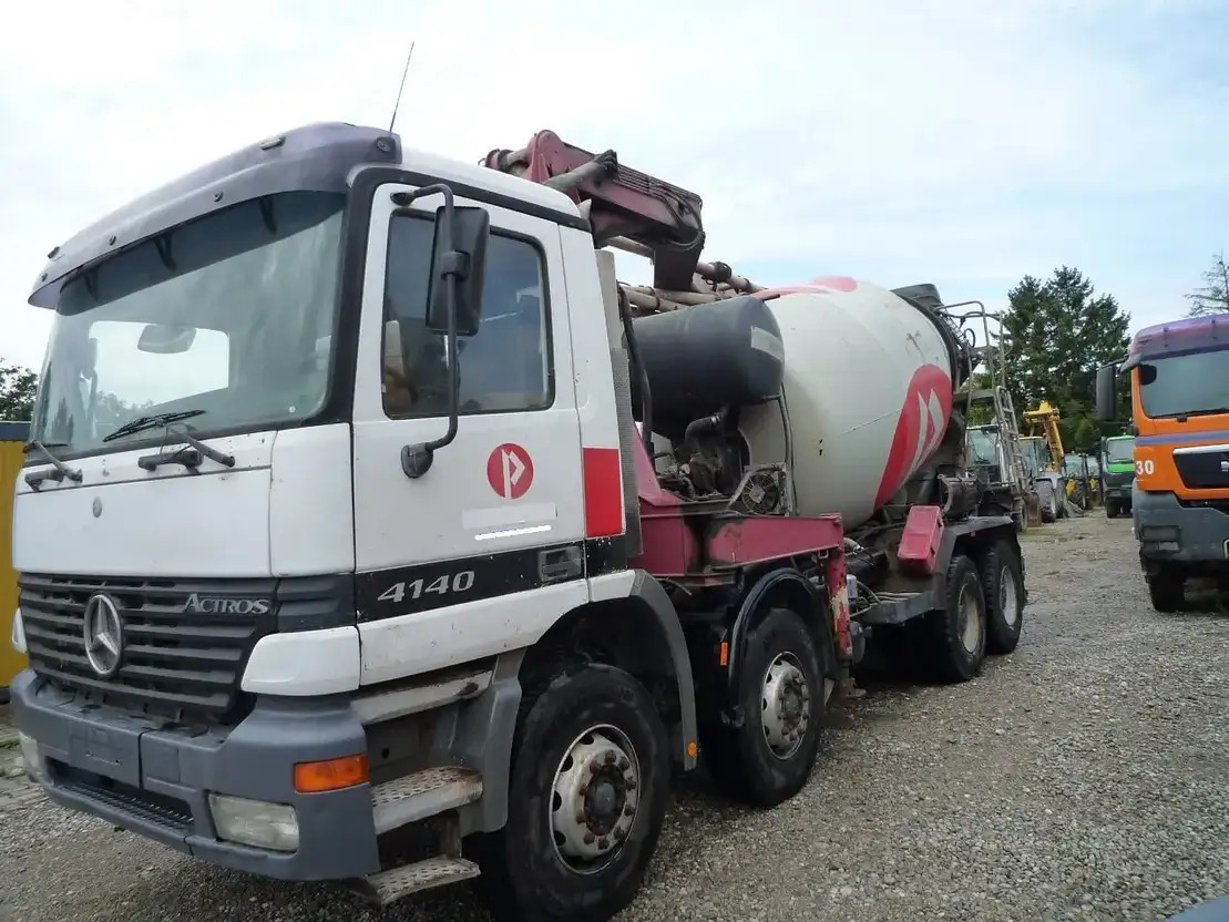 Mercedes-Benz Actros 4141 - خلاطة مع مضخة: صورة 5 Mercedes-Benz Actros 4141 - خلاطة مع مضخة: صورة 5
