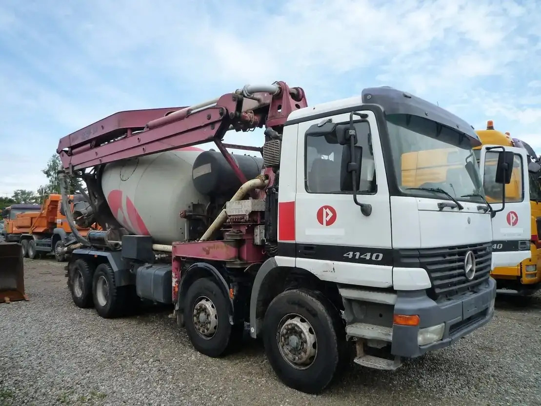 Mercedes-Benz Actros 4141 - خلاطة مع مضخة: صورة 2 Mercedes-Benz Actros 4141 - خلاطة مع مضخة: صورة 2