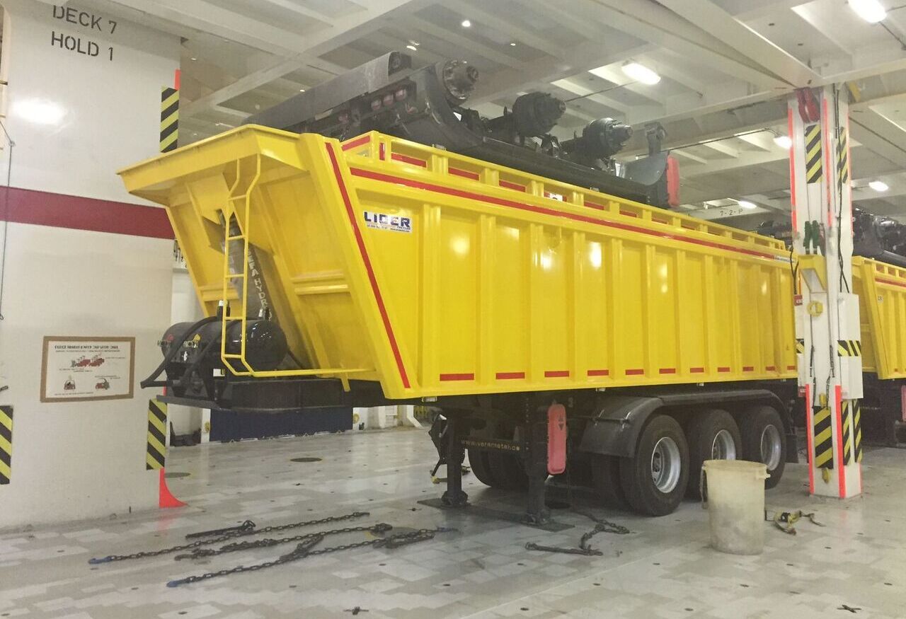 نصف مقطورة قلابة للبيع  LIDER 2024 MODEL NEW 35 M3 DUMPER ( BENNE ): صورة 12