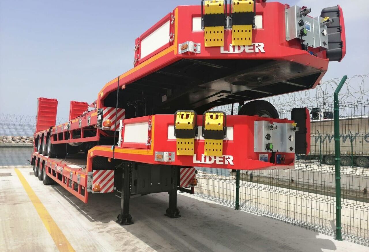 نصف مقطورة بلودر منخفض لنقل المعدات الثقيلة للبيع  LIDER 2025  READY IN STOCK 50 TONS CAPACITY LOWBED: صورة 16