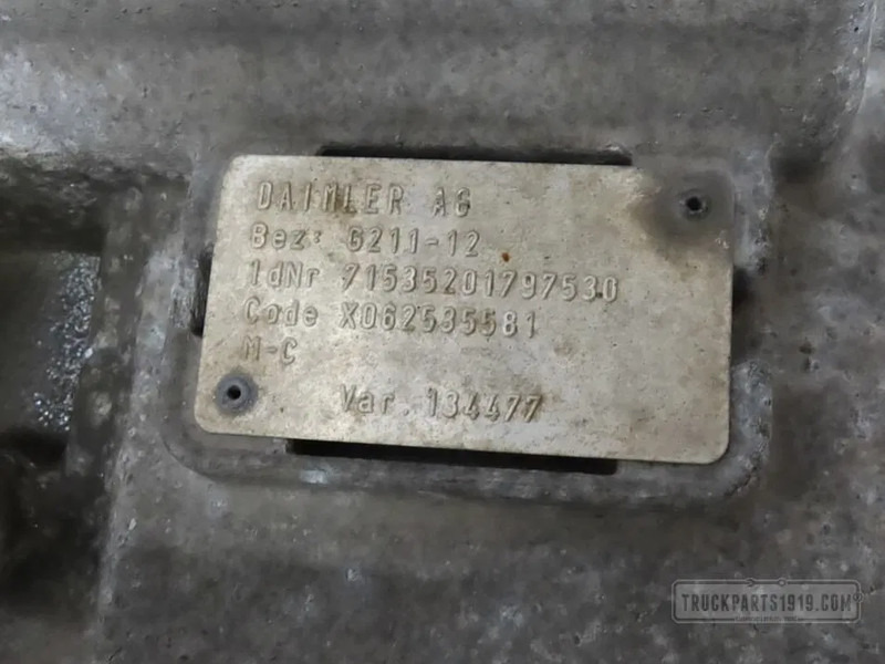 Mercedes-Benz 0012603600 Versnellingsbak G211-12 MB MP4 - صندوق التروس - شاحنة: صورة 3 Mercedes-Benz 0012603600 Versnellingsbak G211-12 MB MP4 - صندوق التروس - شاحنة: صورة 3