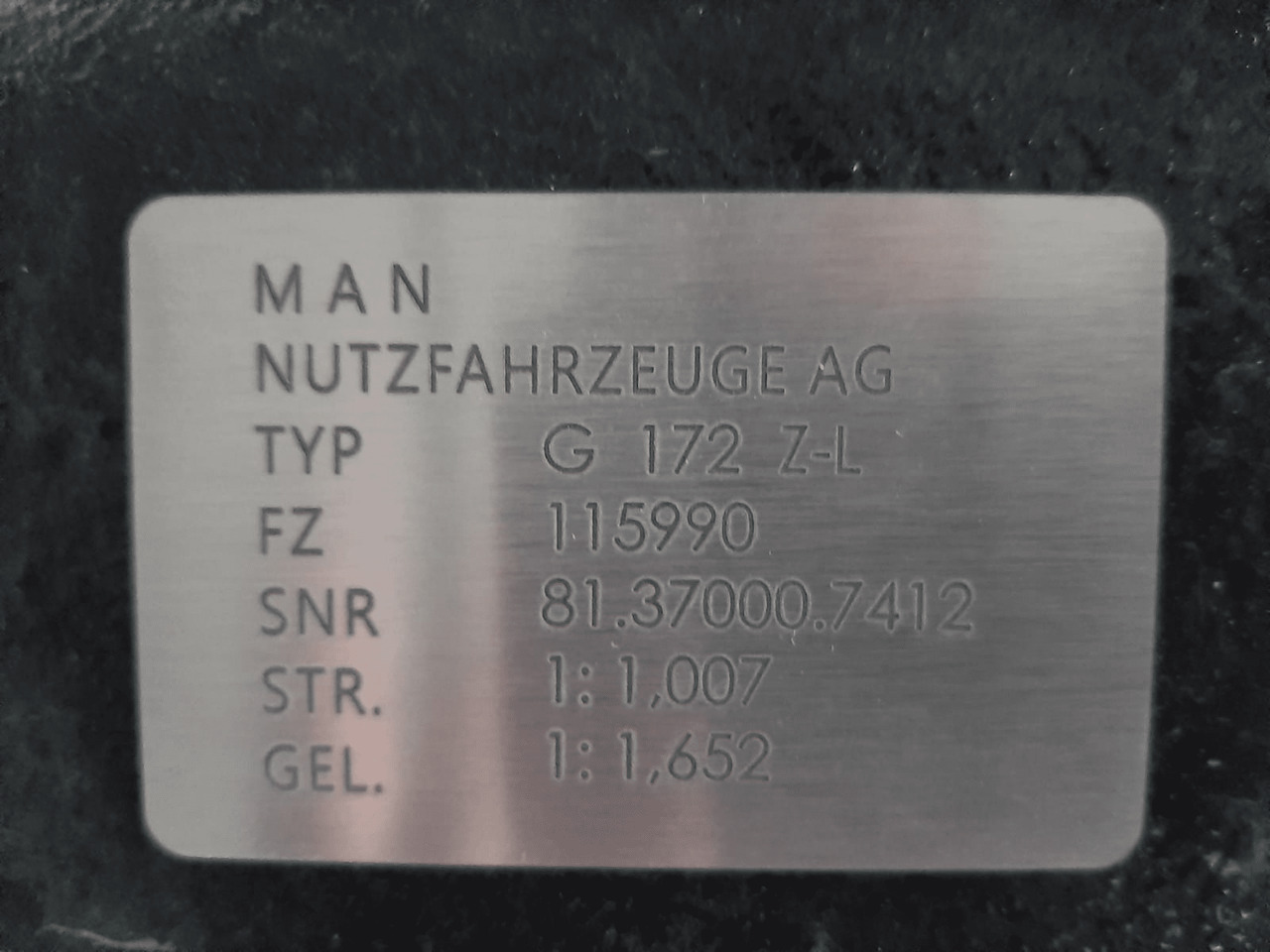 MAN 8x8 8x6 Tussenbak g172Z-L USED - نقل الحركة - شاحنة: صورة 4 MAN 8x8 8x6 Tussenbak g172Z-L USED - نقل الحركة - شاحنة: صورة 4