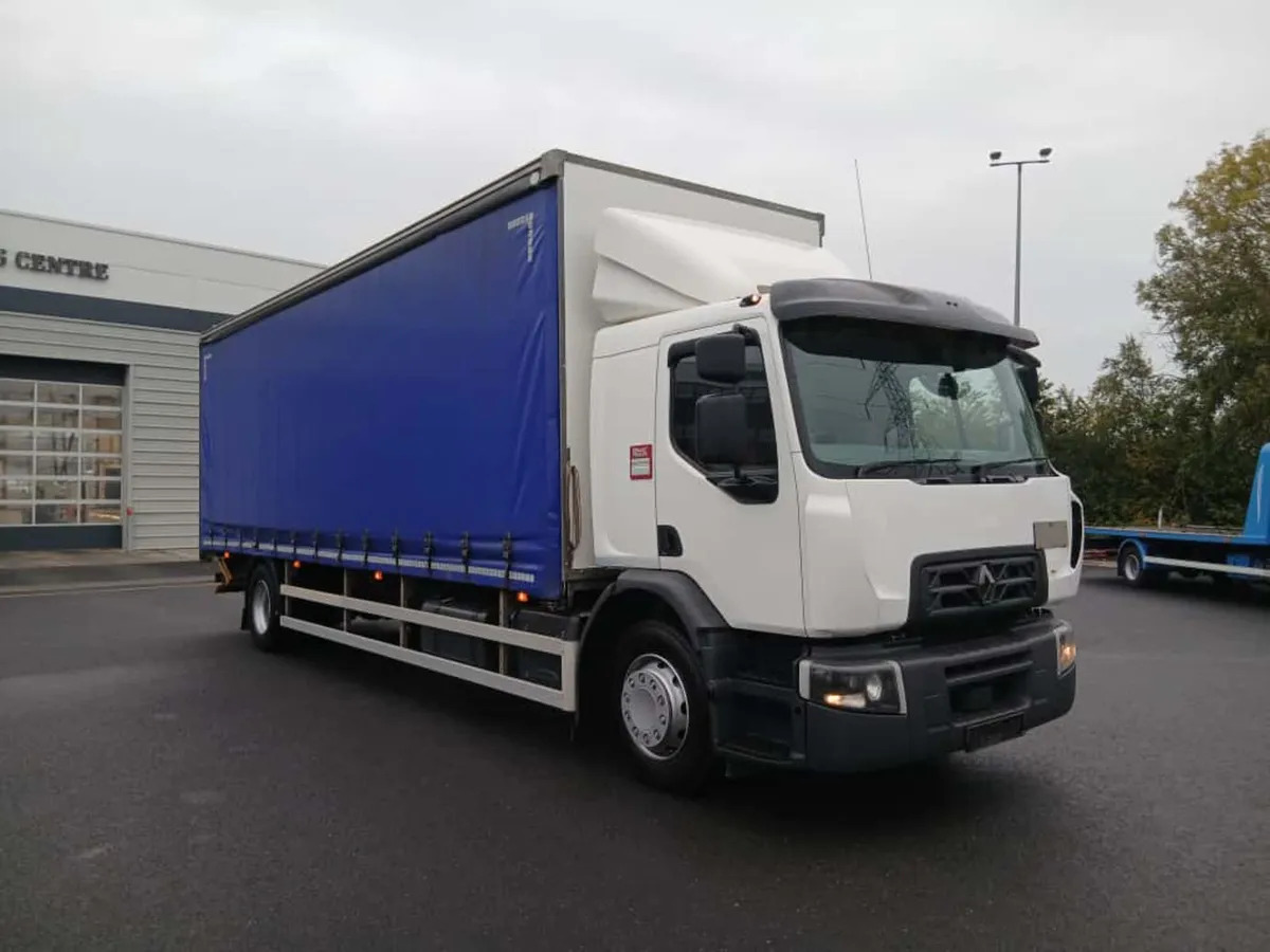 2020 Renault D18 Wide Curtainsider - شاحنة ذات ستائر جانبية: صورة 1 2020 Renault D18 Wide Curtainsider - شاحنة ذات ستائر جانبية: صورة 1