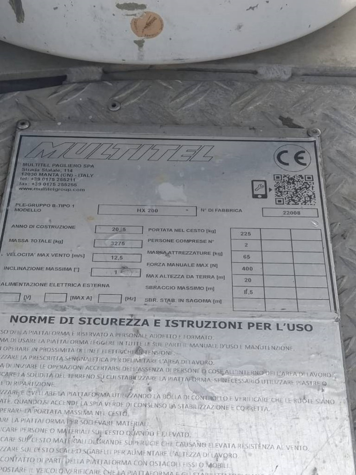 Multitel HX200 - منصة محمولة مثبتة على الشاحنة: صورة 3 Multitel HX200 - منصة محمولة مثبتة على الشاحنة: صورة 3