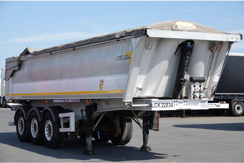 Benalu WYWROTKA 27 m3 / ALUMINIOWA / HYDRAULICZNA KLAPA / 2 OSIE PODNOS - نصف مقطورة قلابة: صورة 5 Benalu WYWROTKA 27 m3 / ALUMINIOWA / HYDRAULICZNA KLAPA / 2 OSIE PODNOS - نصف مقطورة قلابة: صورة 5