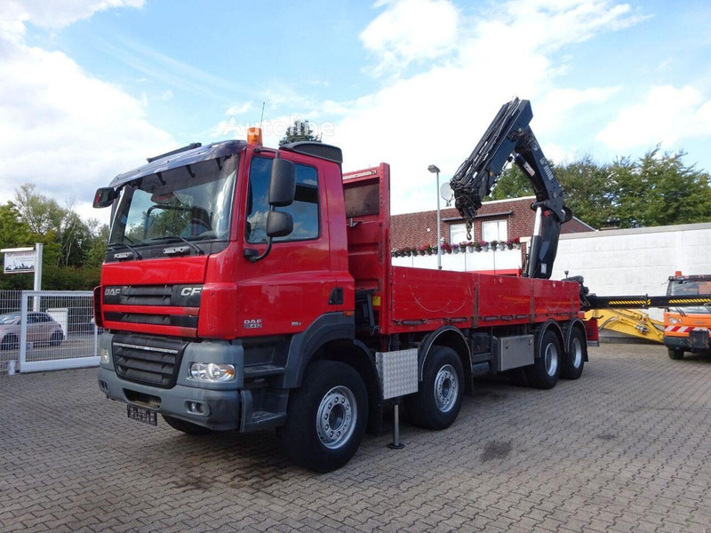 DAF CF 85.410 - Flatbed + crane - شاحنات مسطحة, شاحنة كرين: صورة 3 DAF CF 85.410 - Flatbed + crane - شاحنات مسطحة, شاحنة كرين: صورة 3