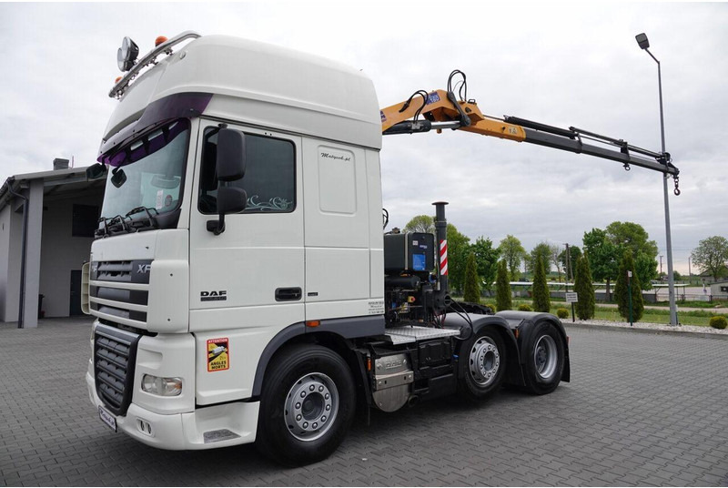DAF XF 105.510 / CIĄGNIK SIODŁOWY PUSHER /  + HDS COPMA 160.5 / WYSÓ - رأس تريلا: صورة 4 DAF XF 105.510 / CIĄGNIK SIODŁOWY PUSHER /  + HDS COPMA 160.5 / WYSÓ - رأس تريلا: صورة 4