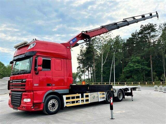 DAF XF 105 6x2 HMF 4020 EURO 5 KRAN CRANE - شاحنات مسطحة, شاحنة كرين: صورة 1 DAF XF 105 6x2 HMF 4020 EURO 5 KRAN CRANE - شاحنات مسطحة, شاحنة كرين: صورة 1