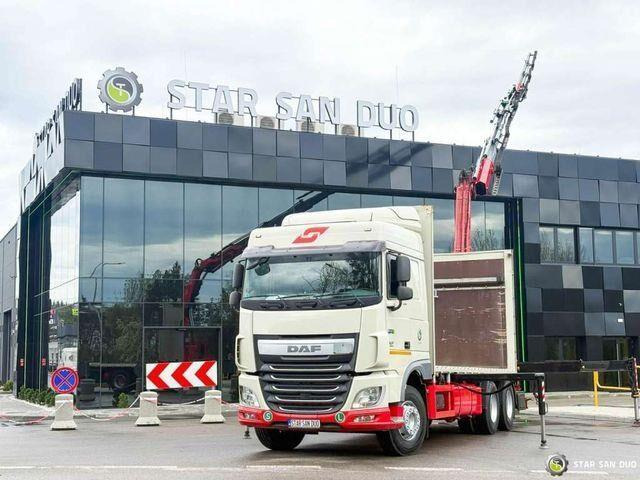 DAF XF 440 6x2 Fassi F365 FLY JIBCranePallet Grippe - شاحنات مسطحة, شاحنة كرين: صورة 4 DAF XF 440 6x2 Fassi F365 FLY JIBCranePallet Grippe - شاحنات مسطحة, شاحنة كرين: صورة 4