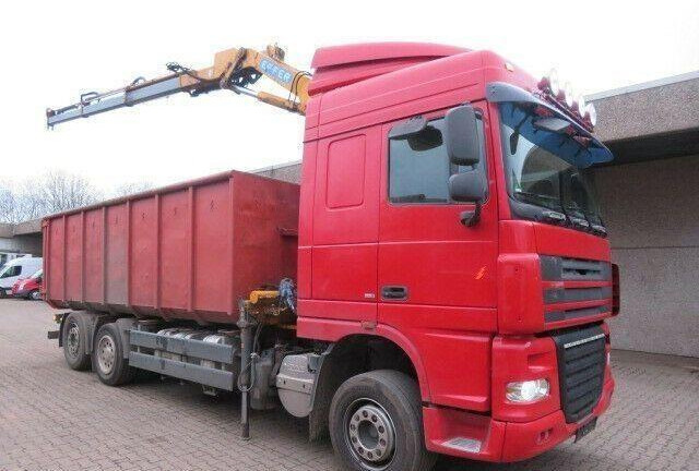 DAF XF105.410 6x2 Container + Crane - شاحنة لودر انزلاقي: صورة 5 DAF XF105.410 6x2 Container + Crane - شاحنة لودر انزلاقي: صورة 5
