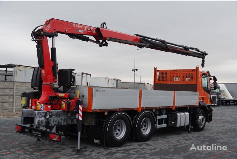 Iveco 420 Flatbed + crane FASSI 185 6x2 - شاحنات مسطحة, شاحنة كرين: صورة 5 Iveco 420 Flatbed + crane FASSI 185 6x2 - شاحنات مسطحة, شاحنة كرين: صورة 5