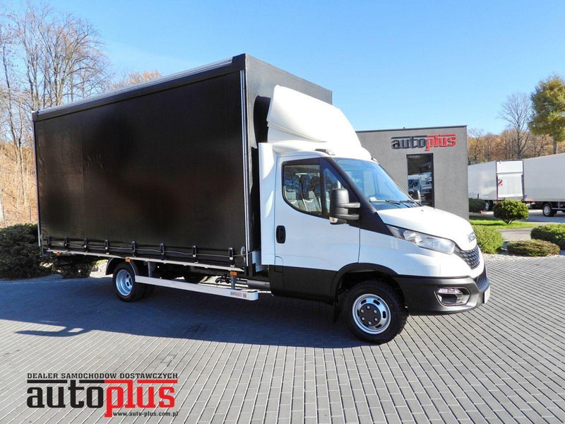 Iveco DAILY 50C17 PLANDEKA 10 PALET TEMPOMAT BLIŹNIACZE KOŁA KLIMATYZA - شاحنة مغلقة بستائر جانبية: صورة 1 Iveco DAILY 50C17 PLANDEKA 10 PALET TEMPOMAT BLIŹNIACZE KOŁA KLIMATYZA - شاحنة مغلقة بستائر جانبية: صورة 1