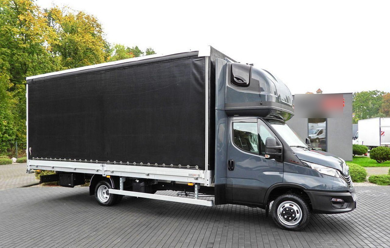 Iveco DAILY 50C18 PLANDEKA 14 PALET WEBASTO TEMPOMAT PNEUMATYKA BLIŹNI - شاحنة مغلقة بستائر جانبية: صورة 1 Iveco DAILY 50C18 PLANDEKA 14 PALET WEBASTO TEMPOMAT PNEUMATYKA BLIŹNI - شاحنة مغلقة بستائر جانبية: صورة 1