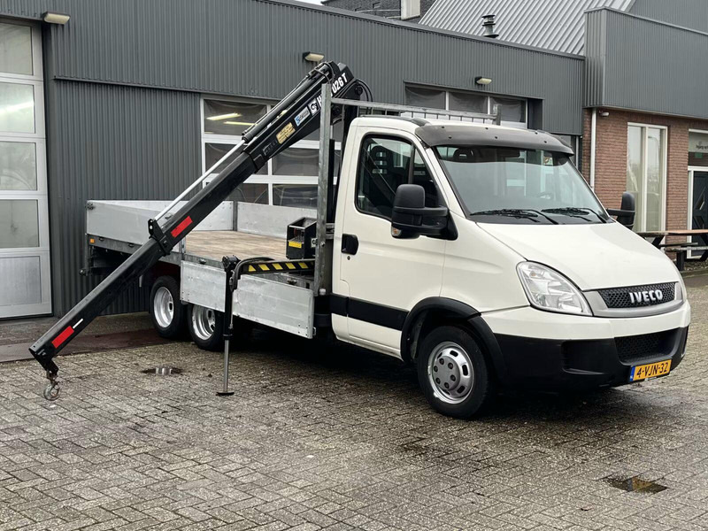 Iveco Daily 40C17 BE Clixtar - Flatbed truck + crane - شاحنة توصيل مفتوحة: صورة 2 Iveco Daily 40C17 BE Clixtar - Flatbed truck + crane - شاحنة توصيل مفتوحة: صورة 2