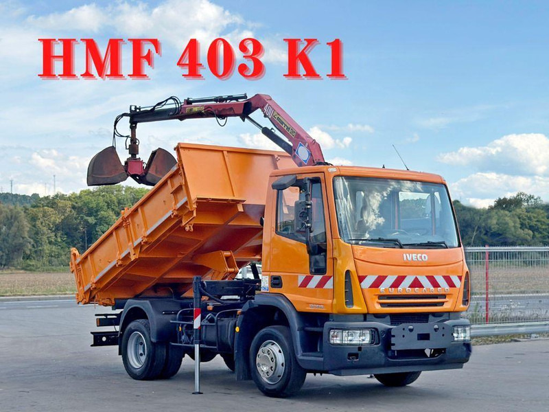 Iveco EUROCARGO 120E18 * HMF 403 K1 * TOPZUSTAND - شاحنة قلاب, شاحنة كرين: صورة 1 Iveco EUROCARGO 120E18 * HMF 403 K1 * TOPZUSTAND - شاحنة قلاب, شاحنة كرين: صورة 1