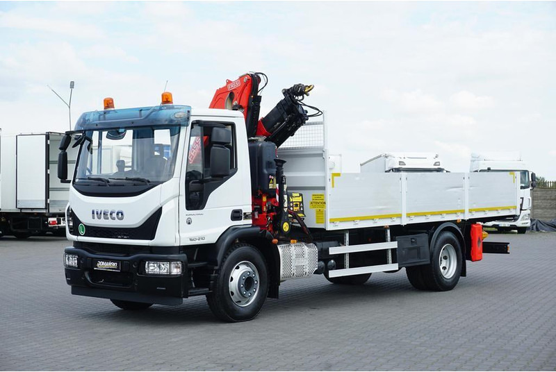 Iveco EUROCARGO / 160-21 / SKRZYNIOWY + HDS / FASSI F110 / ROTATOR / P - شاحنات مسطحة, شاحنة كرين: صورة 2 Iveco EUROCARGO / 160-21 / SKRZYNIOWY + HDS / FASSI F110 / ROTATOR / P - شاحنات مسطحة, شاحنة كرين: صورة 2