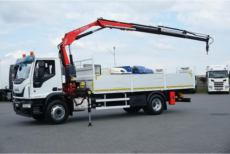 Iveco EUROCARGO / 160-21 / SKRZYNIOWY + HDS / FASSI F110 / ROTATOR / P - شاحنات مسطحة, شاحنة كرين: صورة 4 Iveco EUROCARGO / 160-21 / SKRZYNIOWY + HDS / FASSI F110 / ROTATOR / P - شاحنات مسطحة, شاحنة كرين: صورة 4