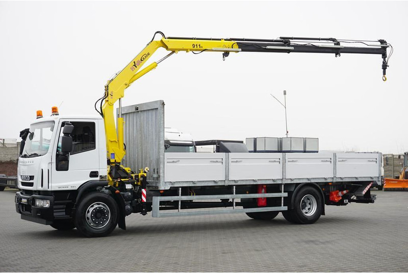 Iveco EUROCARGO / 180E25 / SKRZYNIOWY + HDS + WINDA / HYVA 911 / ROTAT - شاحنات مسطحة, شاحنة كرين: صورة 3 Iveco EUROCARGO / 180E25 / SKRZYNIOWY + HDS + WINDA / HYVA 911 / ROTAT - شاحنات مسطحة, شاحنة كرين: صورة 3