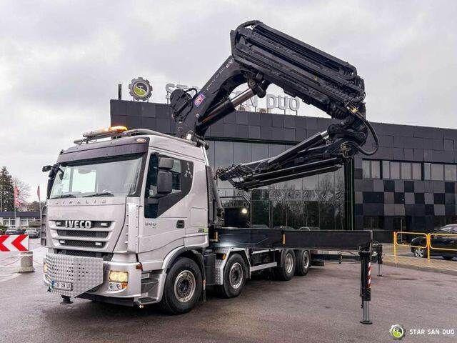 Iveco STRALIS AS320S50Y 8x2 HMF 8520-0K6 FLY JIB Winc - شاحنات مسطحة, شاحنة كرين: صورة 2 Iveco STRALIS AS320S50Y 8x2 HMF 8520-0K6 FLY JIB Winc - شاحنات مسطحة, شاحنة كرين: صورة 2