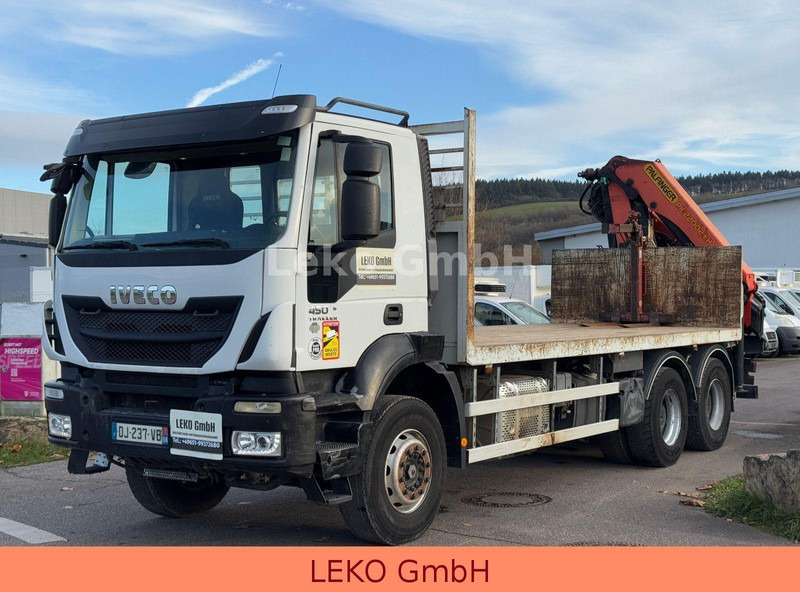 Iveco Trakker 450 Mit Kran( Palfinger PK 22002 .EH) - شاحنات مسطحة, شاحنة كرين: صورة 4 Iveco Trakker 450 Mit Kran( Palfinger PK 22002 .EH) - شاحنات مسطحة, شاحنة كرين: صورة 4