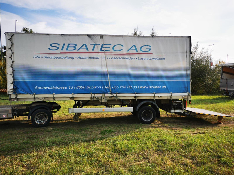 KRAPF BE Trailer Pritsche+Plane + LBW AHT1000 kg - - نصف مقطورة بستائر جانبية: صورة 4 KRAPF BE Trailer Pritsche+Plane + LBW AHT1000 kg - - نصف مقطورة بستائر جانبية: صورة 4