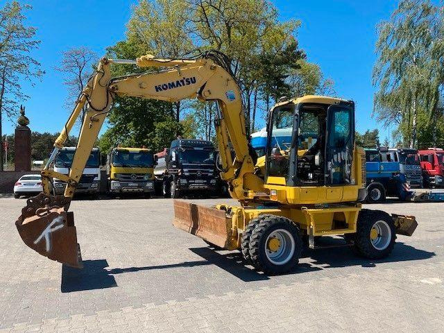 Komatsu PW 118 MR-8 - حفار ذو عجلات: صورة 1 Komatsu PW 118 MR-8 - حفار ذو عجلات: صورة 1
