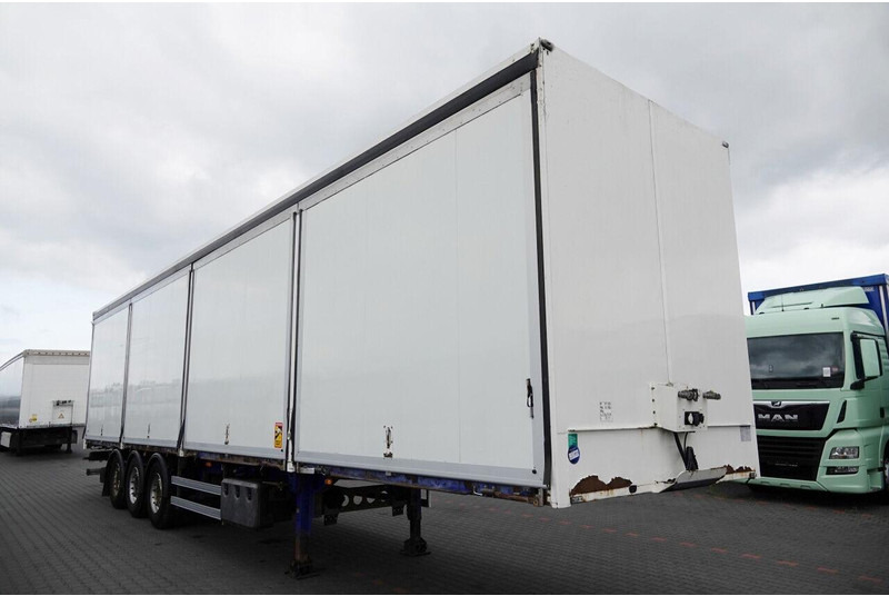 Lecitrailer KONTENER / KOFFER / OTWIERANE BOKI / MOCNA PODŁOGA SZYNA DESKA - نصف مقطورة بصندوق مغلق: صورة 2 Lecitrailer KONTENER / KOFFER / OTWIERANE BOKI / MOCNA PODŁOGA SZYNA DESKA - نصف مقطورة بصندوق مغلق: صورة 2
