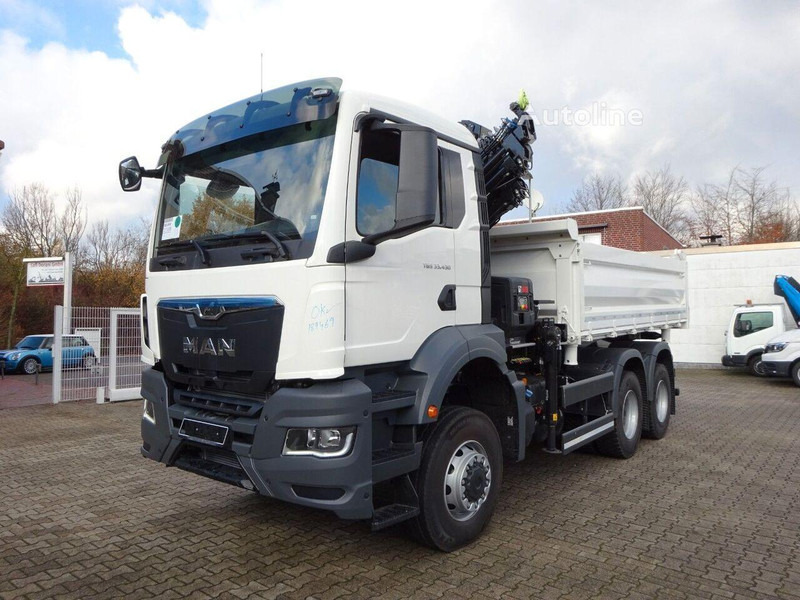MAN 33.430 - 3 way tipper+crane 6x6 - شاحنة قلاب, شاحنة كرين: صورة 1 MAN 33.430 - 3 way tipper+crane 6x6 - شاحنة قلاب, شاحنة كرين: صورة 1