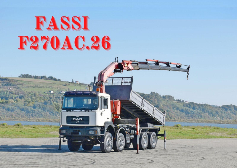 MAN 41.460 *FASSI F270AC.26 * 8x8 ! TOPZUSTAND - شاحنة قلاب, شاحنة كرين: صورة 1 MAN 41.460 *FASSI F270AC.26 * 8x8 ! TOPZUSTAND - شاحنة قلاب, شاحنة كرين: صورة 1