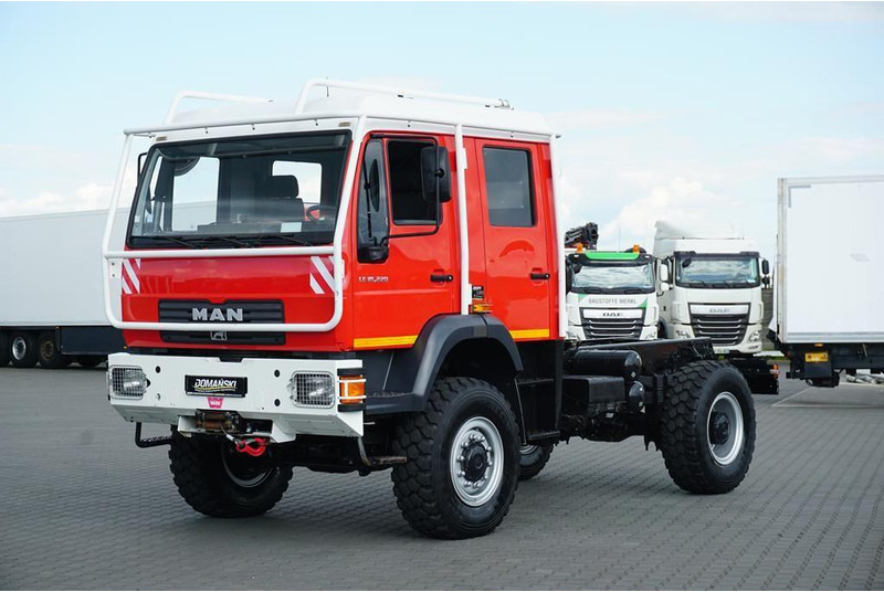 MAN LE 220 / 4 X 4 / DOKA / DO ZABUDOWY / KAMPER - شاحنة بهيكل معدني للمقصورة: صورة 2 MAN LE 220 / 4 X 4 / DOKA / DO ZABUDOWY / KAMPER - شاحنة بهيكل معدني للمقصورة: صورة 2
