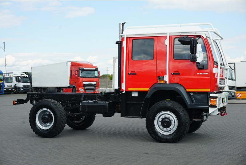 MAN LE 220 / 4 X 4 / DOKA / DO ZABUDOWY / KAMPER - شاحنة بهيكل معدني للمقصورة: صورة 4 MAN LE 220 / 4 X 4 / DOKA / DO ZABUDOWY / KAMPER - شاحنة بهيكل معدني للمقصورة: صورة 4