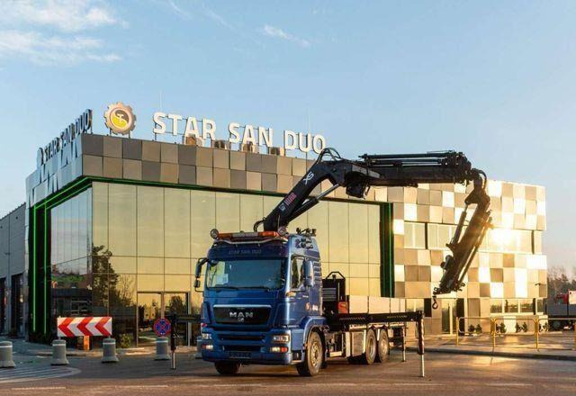MAN TGA 26.440 6x4 HIAB 322-6 HIPRO Fly Jib - شاحنات مسطحة, شاحنة كرين: صورة 2 MAN TGA 26.440 6x4 HIAB 322-6 HIPRO Fly Jib - شاحنات مسطحة, شاحنة كرين: صورة 2