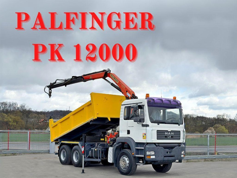 MAN TGA 33.350 * PK 12000 *6x4 * TOPZUSTAND - شاحنة قلاب, شاحنة كرين: صورة 1 MAN TGA 33.350 * PK 12000 *6x4 * TOPZUSTAND - شاحنة قلاب, شاحنة كرين: صورة 1