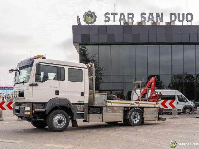MAN TGM 13.290 4x4 BI FASSI F40B22 Crane Camper - شاحنات مسطحة, شاحنة كرين: صورة 5 MAN TGM 13.290 4x4 BI FASSI F40B22 Crane Camper - شاحنات مسطحة, شاحنة كرين: صورة 5