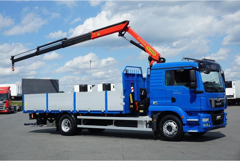MAN TGM / 18.290 / SKRZYNIOWY + HDS + WINDA / PALFINGER PK 12002 / - شاحنات مسطحة, شاحنة كرين: صورة 4 MAN TGM / 18.290 / SKRZYNIOWY + HDS + WINDA / PALFINGER PK 12002 / - شاحنات مسطحة, شاحنة كرين: صورة 4