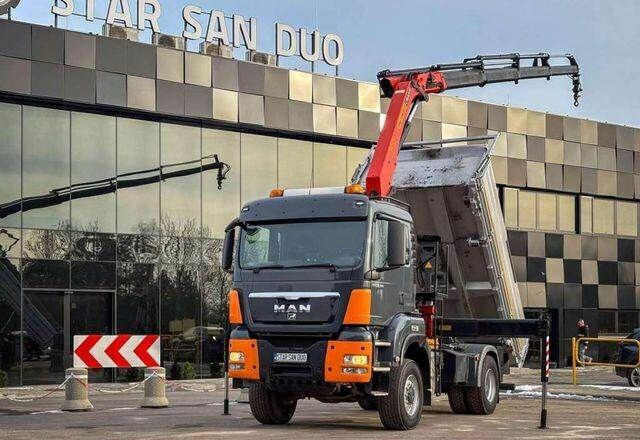 MAN TGS 18.480 PALFINGER PK 16502 HDS Crane,Kipper - شاحنة قلاب, شاحنة كرين: صورة 3 MAN TGS 18.480 PALFINGER PK 16502 HDS Crane,Kipper - شاحنة قلاب, شاحنة كرين: صورة 3