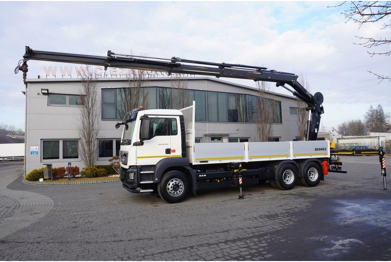MAN TGS 26.400 + HIAB 244 EP-4 HIDUO crane - شاحنات مسطحة, شاحنة كرين: صورة 2 MAN TGS 26.400 + HIAB 244 EP-4 HIDUO crane - شاحنات مسطحة, شاحنة كرين: صورة 2