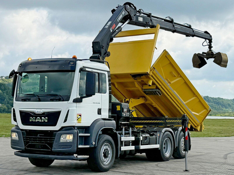 MAN TGS 26.400 * HIAB X-HIDUO 188 E-3 + FUNK * 6x4 - شاحنة قلاب, شاحنة كرين: صورة 3 MAN TGS 26.400 * HIAB X-HIDUO 188 E-3 + FUNK * 6x4 - شاحنة قلاب, شاحنة كرين: صورة 3
