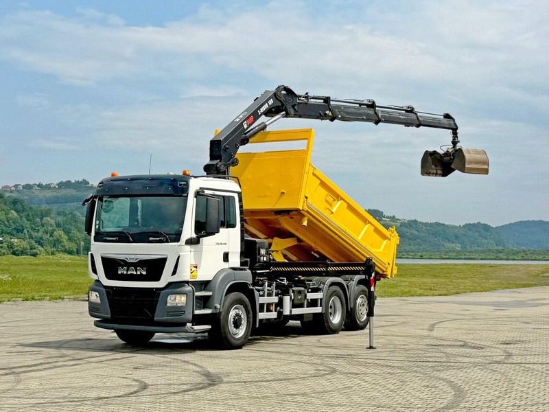 MAN TGS 26.400 * HIAB X-HIDUO 188 E-3 + FUNK * 6x4 - شاحنة قلاب, شاحنة كرين: صورة 2 MAN TGS 26.400 * HIAB X-HIDUO 188 E-3 + FUNK * 6x4 - شاحنة قلاب, شاحنة كرين: صورة 2