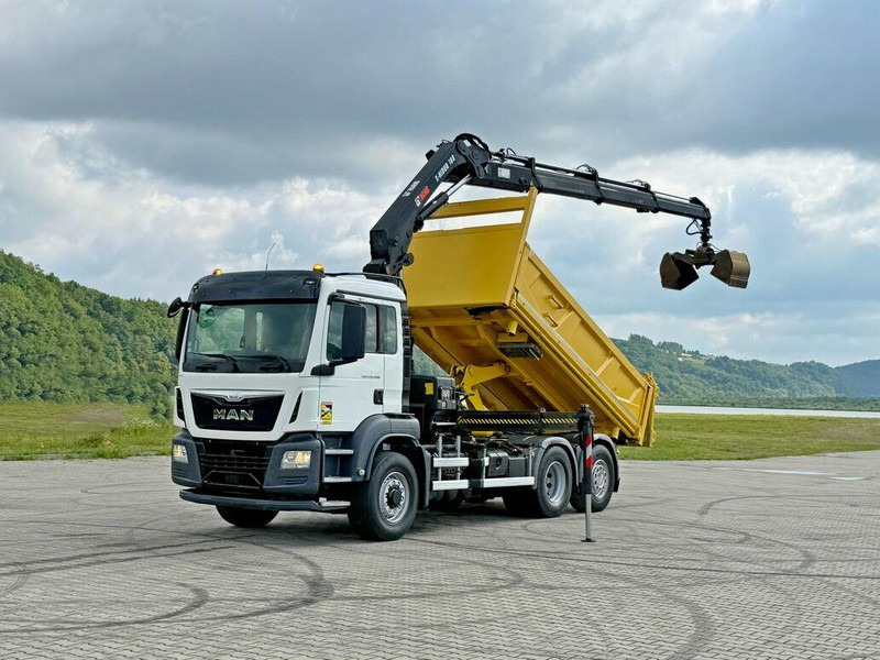 MAN TGS 26.400 * HIAB X-HIDUO 188 E-3 + FUNK * 6x4 - شاحنة قلاب, شاحنة كرين: صورة 2 MAN TGS 26.400 * HIAB X-HIDUO 188 E-3 + FUNK * 6x4 - شاحنة قلاب, شاحنة كرين: صورة 2