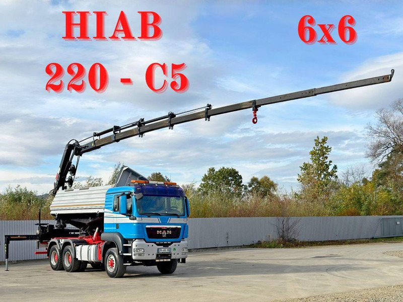 MAN TGS 26.480 * KIPPER * HIAB 220 - C5 + FUNK / 6x6 - شاحنة قلاب, شاحنة كرين: صورة 1 MAN TGS 26.480 * KIPPER * HIAB 220 - C5 + FUNK / 6x6 - شاحنة قلاب, شاحنة كرين: صورة 1