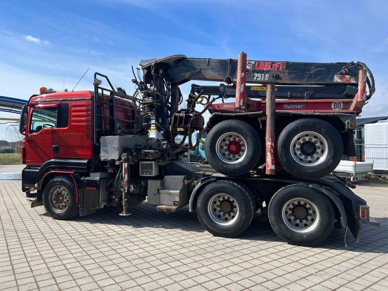 MAN TGS 26.540 6x4 Darus nyergesvontató + rönkszállító pótkocsi Logl - رأس تريلا: صورة 5 MAN TGS 26.540 6x4 Darus nyergesvontató + rönkszállító pótkocsi Logl - رأس تريلا: صورة 5