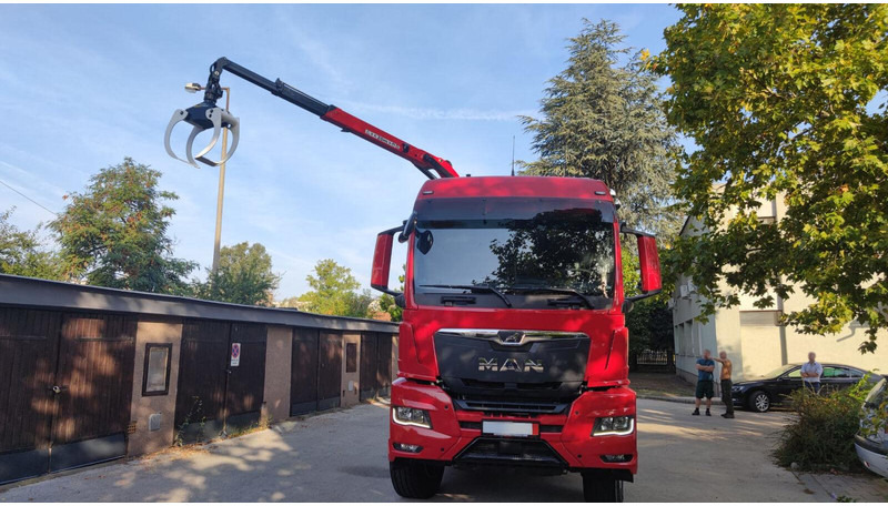 MAN TGS 33.520 - شاحنة قطع الأشجار, شاحنة كرين: صورة 4 MAN TGS 33.520 - شاحنة قطع الأشجار, شاحنة كرين: صورة 4