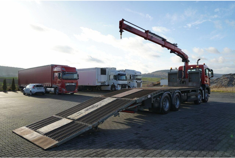 MAN TGS 35.360 / 8x2-4 / LAWETA + HDS HIAB 166 E-2 / 4 OSIOWY / NAJ - شاحنة سحب: صورة 4 MAN TGS 35.360 / 8x2-4 / LAWETA + HDS HIAB 166 E-2 / 4 OSIOWY / NAJ - شاحنة سحب: صورة 4