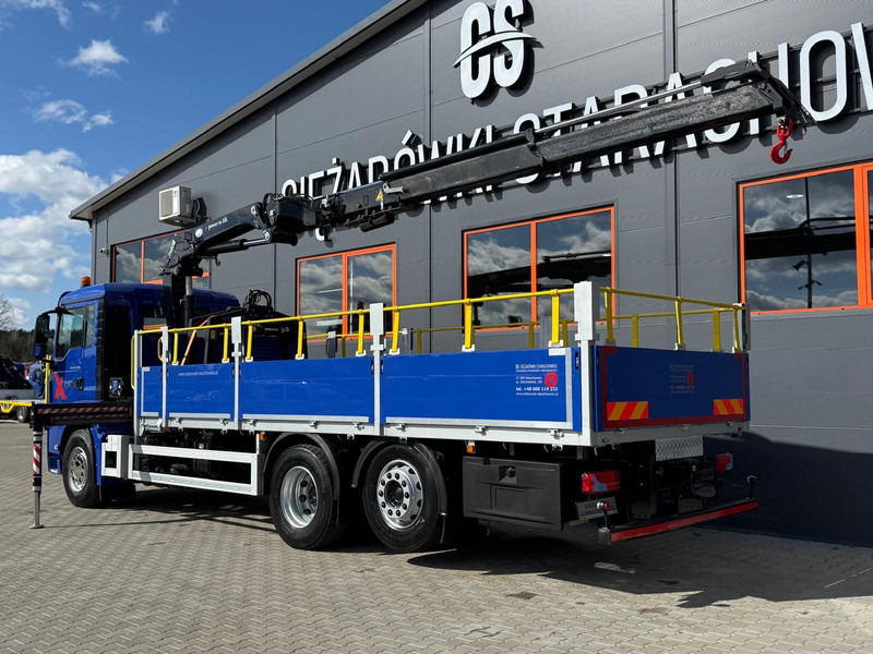 MAN TGS TGX 26.360 / E6 / 143tys km !!! skrzynia + żuraw HMF / manua - شاحنات مسطحة, شاحنة كرين: صورة 3 MAN TGS TGX 26.360 / E6 / 143tys km !!! skrzynia + żuraw HMF / manua - شاحنات مسطحة, شاحنة كرين: صورة 3