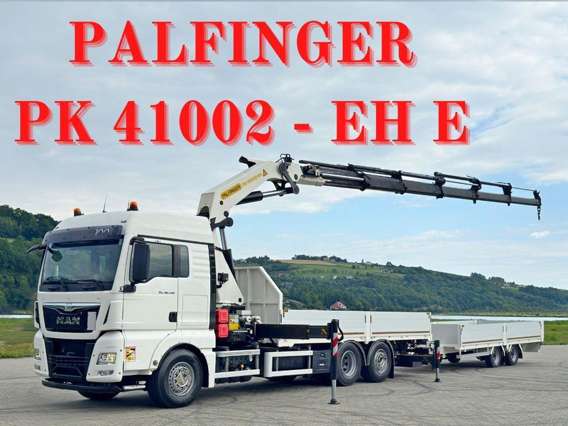 MAN TGX 26.440 * PK 41002-EH E + FUNK + Anhänger*TOP - شاحنات مسطحة: صورة 1 MAN TGX 26.440 * PK 41002-EH E + FUNK + Anhänger*TOP - شاحنات مسطحة: صورة 1