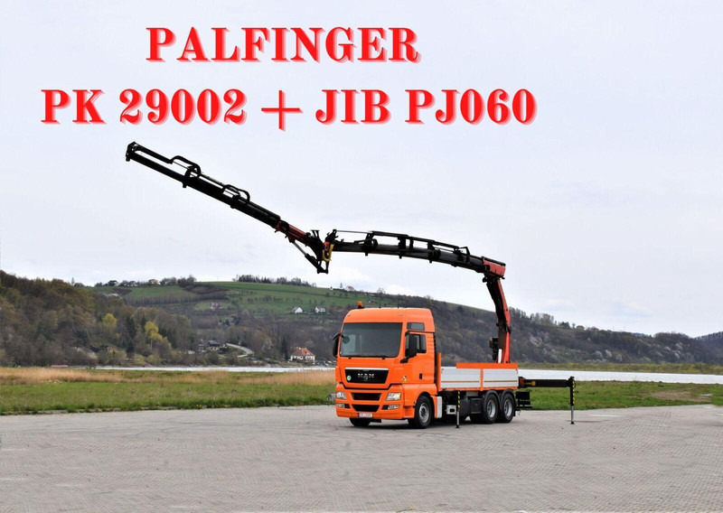 MAN TGX 28.540 JIB PJ060/FUNK - شاحنات مسطحة, شاحنة كرين: صورة 1 MAN TGX 28.540 JIB PJ060/FUNK - شاحنات مسطحة, شاحنة كرين: صورة 1