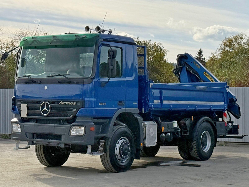 Mercedes-Benz ACTROS 1841 * PK 10501 + FUNK * TOP * 4x4 - شاحنة قلاب, شاحنة كرين: صورة 2 Mercedes-Benz ACTROS 1841 * PK 10501 + FUNK * TOP * 4x4 - شاحنة قلاب, شاحنة كرين: صورة 2